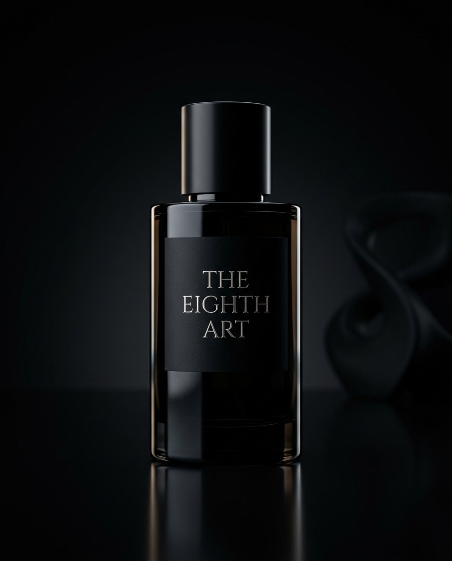 Frasco de perfume The Eighth Art, fragancia Feromona 8A, versión Hombre, 100 ml